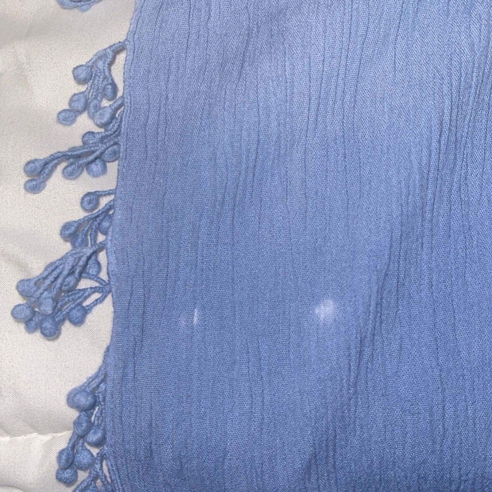 New York & Company Blue and White Dolman Sleeve Ombre Dress - Picture 10 of 10